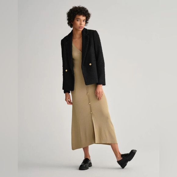 (SOLD)GANT Apparel Womens Rib Cardigan Dress - Picture 7 of 10